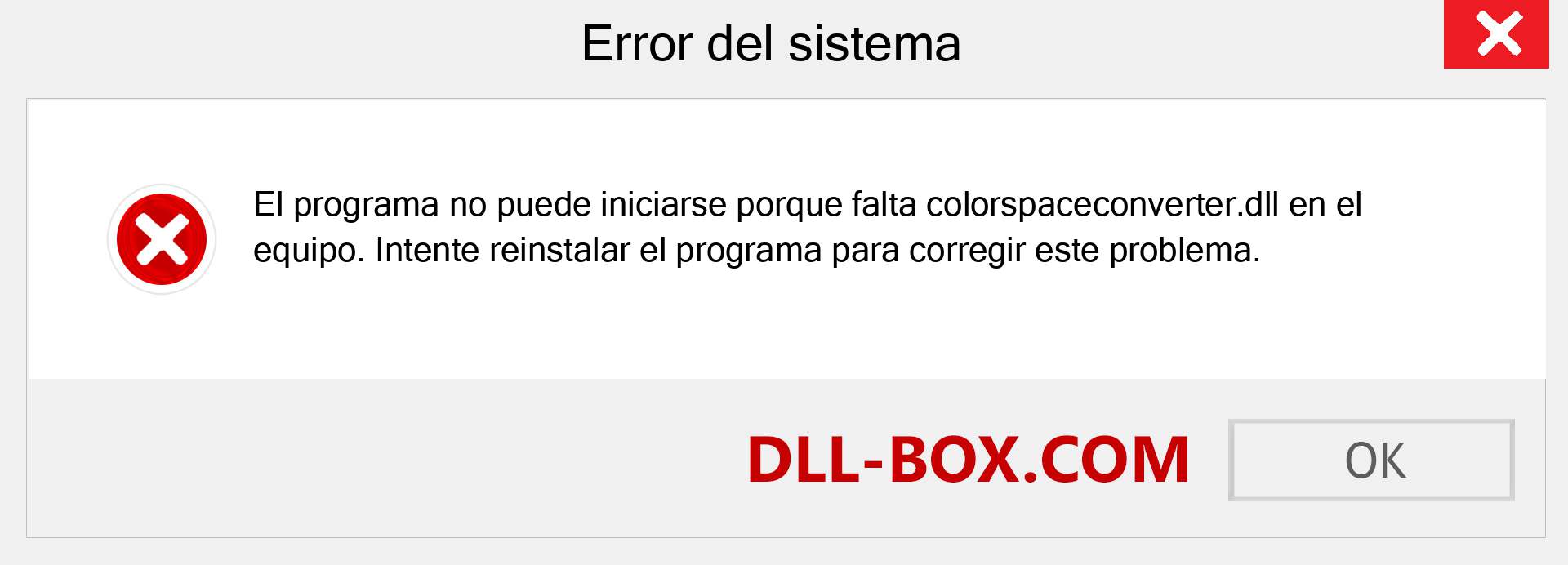 ¿Falta el archivo colorspaceconverter.dll ?. Descargar para Windows 7, 8, 10 - Corregir colorspaceconverter dll Missing Error en Windows, fotos, imágenes